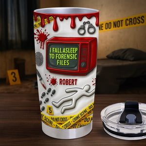 Crime Scene Tumbler, Personalized Gifts For True Crime Fans 03totn090825 - Tumbler Cup - GoDuckee