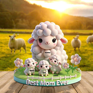 Personalized Gifts For Mom Plaque 04katn030425 Best Mom Ever - Shaped Plaques - GoDuckee