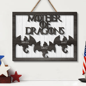 Mom- Personalized Wooden Art HAPYC - 2 Layers Wood Sign-Gift For Mom- Mom Wood Sign-01qhqn140423 - Wood Sign - GoDuckee