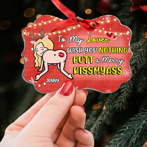 Couple, To My Lover, Personalized Acrylic Ornament, Christmas Gifts For Couple - Ornament - GoDuckee