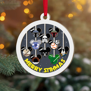 Personalized Wood Ornament, Christmas Gifts For Family, 01QHPO281023 - Ornament - GoDuckee