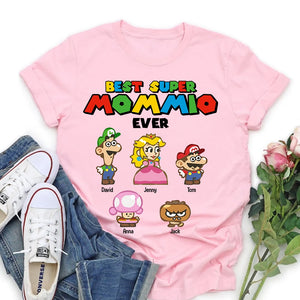 Personalized Gifts For Mom Shirt Best Super Mom Ever 05katn270324 - 2D Shirts - GoDuckee