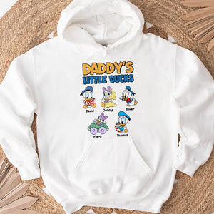Personalized Gifts For Dad Shirt Daddy's Little Ducks 052katn280324 - 2D Shirts - GoDuckee