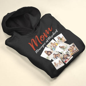 Mom Manager Of Mischief, Custom Photo Mother Shirt, Gift For Mother, 05KAPO261223 - Shirts - GoDuckee