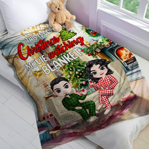 Personalized Blanket - Christmas Movie Watching Blanket - Chirstmas Gift For Couple - 02TOPO171123HH - Blanket - GoDuckee