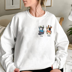 Love Is Having Cat-Scratch Marks On Skin, Personalized Funny Shirt, Gift For Cat Lovers, Chistmas Gifts - AOP Products - GoDuckee