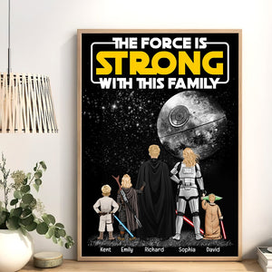 Personalized Gifts For Family Canvas Print Strong With This Family 01qhqn200124dahhhg - Canvas Print - GoDuckee
