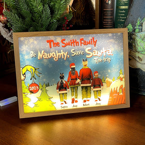 The Family, Family For Christmas, Personalized Light Picture Frame, Christmas Gifts For Family, 01HUPO080923HH - Poster & Canvas - GoDuckee