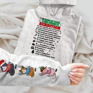 Cats, 12 Days Of Xmas, Personalized 3D Shirt, Christmas Gift For Cat Lovers - AOP Products - GoDuckee