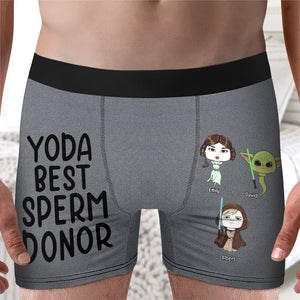 Personalized Gifts For Dad Men's Boxers Sperm Donor 03qhqn230124ha - Boxers & Briefs - GoDuckee