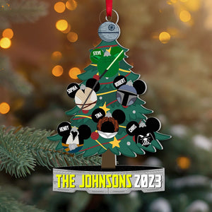 Family-Personalized Acrylic Ornament PW17-AONMT-01qhpo271023 - Ornament - GoDuckee