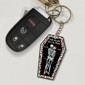 Couple, Till Death Do Us Part, Personalized Keychain, Gift For Couple, 01NATN240723 - Keychains - GoDuckee