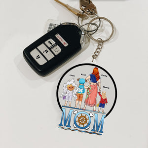 Personalized Gifts For Mom Keychain 03htpu190324pa - Keychains - GoDuckee