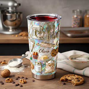Baking 20oz Tumbler - Personalized Gifts For Baking Lovers 02padt291225 - Tumbler Cup - GoDuckee