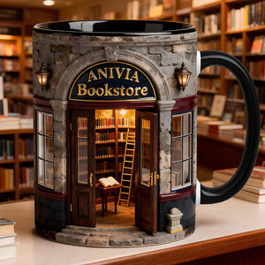 Bookstore Accent Mug - Personalized Gifts For Book Lovers 02KIDT230126 - Coffee Mug - GoDuckee