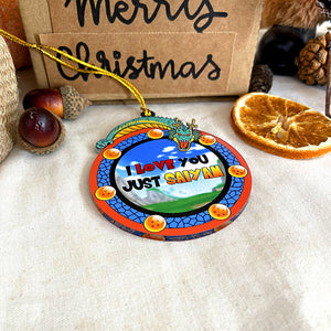 Couple, I Love You, Personalized Ornament, Christmas Gifts For Couple, 02HUPO080923HH - Ornament - GoDuckee