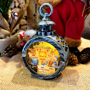 Our 10th Christmas Together, Personalized Deer Couple Led Light Ornament, Christmas Gift For Couple - Ornament - GoDuckee