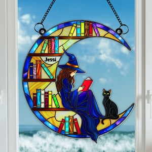 Dreamy Chapters Suncatcher Ornament - Personalized Gifts For Book Lovers 04NALU250625 - Ornament - GoDuckee