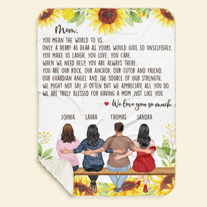 You Mean The World To Me, Family Blanket - Blanket - GoDuckee