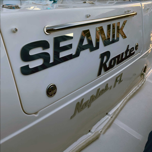 Boat 3D Letters Name Custom Metal Emblems With Double-sided Adhesive Tape - Emblems - GoDuckee