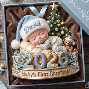 2026 Baby First Christmas Ornament - Personalized Gifts For New Born Ornament 05PGTA231026