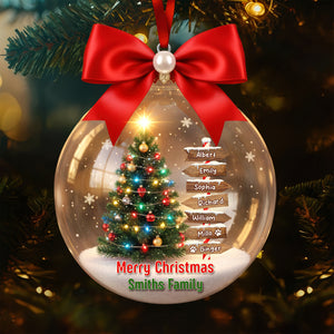 Family Tree Christmas Ornament – Personalized Gifts For Family 01hyqn191125 - Ornament - GoDuckee