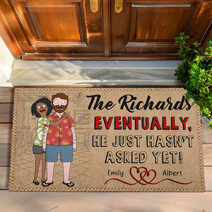 Personalized Gifts For Couple Doormat Funny Couple 03OHQN060225HG - Doormat - GoDuckee
