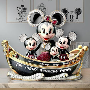 Personalized Gifts For Mom Acrylic Plaque, Most Magical Mouse Mom 02tglu040425 - Shaped Plaques - GoDuckee