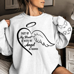 Personalized Gifts For Dog Lovers Shirt 04ohtn311224 Part Of My Heart Is My Angel In Heaven - AOP Products - GoDuckee
