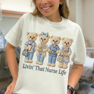 Nurse Toile De Jouy Shirt - Personalized Gifts For Nurse 01pgqn190326 - Shirts - GoDuckee