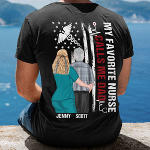 My Favorite Nurse Call Me Dad Personalized Shirt, Gift For Father's Day - Shirts - GoDuckee
