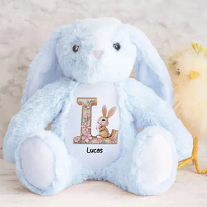 Custom Alphabet Letter Gifts For Kids Stuffed Bunny 02xqtn130325 - Bunny - GoDuckee
