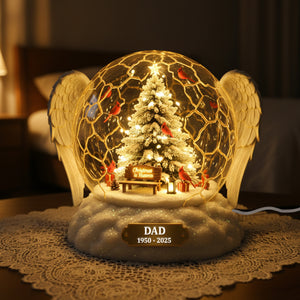 Personalized Cardinal Memorial Custom Shape Acrylic Light Box – Heaven Christmas Gift For Family 04tomg051125 - Light Box - GoDuckee