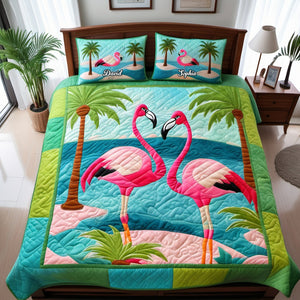 Personalized Gifts For Couple Quilt Bedding Set Special Line 05tgtn130125 - Blanket - GoDuckee
