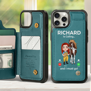 Personalized Gifts For Horse Lovers 04acpu190325 Leather Flip Wallet Phone Case - Phone Case - GoDuckee