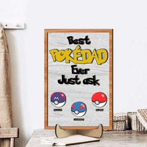 Personalized Gifts For Dad Wood Sign Best Dad Ever 03OHMH020224 - Wood Signs - GoDuckee