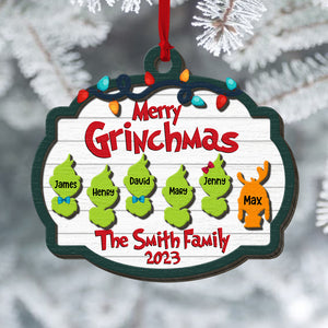 Family 03hupo170823, Personalized Wood Ornament - Ornament - GoDuckee