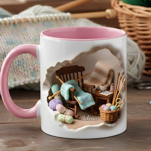 Sewing Coffee Accent Mug - Personalized Gifts For Sewing Lovers 07hylu111225 - Coffee Mug - GoDuckee