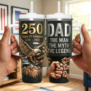 America 250th Anniversary Tumbler - Personalized Gifts For Dad 04naqn020326 - Tumbler Cup - GoDuckee
