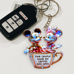 Mouse Couple Keychain - Personalized Gifts For Couple 02tgpu030525 - Keychains - GoDuckee