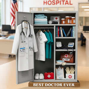 Doctor Personal Locker Acrylic Plaque - Personalized Gifts For Doctor 01qhdt070625 - Shaped Plaques - GoDuckee