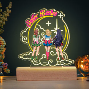 Personalized Gifts For Friends LED Light Besties 02htqn230224hh - Led Lights - GoDuckee