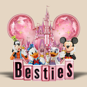 Cartoon Friends Acrylic Plaque – Personalized Gifts For Besties 03ohqn060625 - Shaped Plaques - GoDuckee