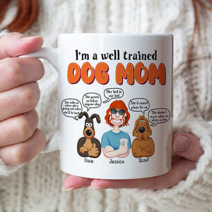 Personalized Gifts For Dog Mom Coffee Mug 03toqn070325pa - Coffee Mug - GoDuckee