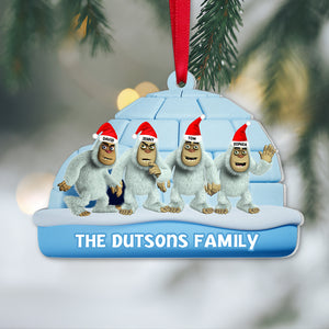 Personalized Yeti Family 04QHTN211123 Ornament - Ornament - GoDuckee