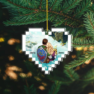 You're The Last Piece, Couple Gift, Personalized Ornament, Game Lover Couple Ornament, Christmas Gift 03HTPO140723HH - Ornament - GoDuckee