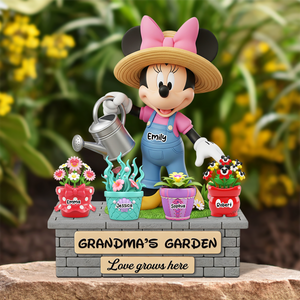 Grandma's Garden Acrylic Plaque - Personalized Gifts For Grandma 02napu020625 - Shaped Plaques - GoDuckee