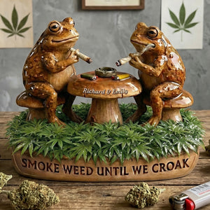Stoner Soulmates Acrylic Plaque - Personalized Gifts For Smoking Lovers Plaque 02TOQN270126 - Shaped Plaques - GoDuckee