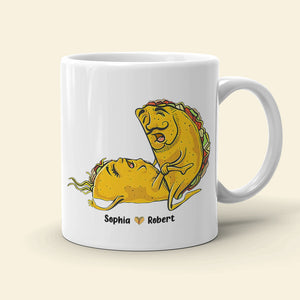 Romantic Couple, Love You Forever, Personalized Coffee Mug, Couple Gifts, Gifts For Her, Gifts For Him - Coffee Mug - GoDuckee