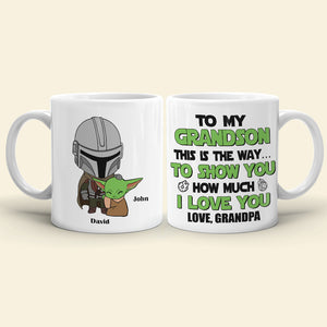 Gift For Grandchild Personalized Grandpa Coffee Mug 05HTTN280723HH - Coffee Mug - GoDuckee